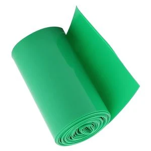 Zaļā PVC karstuma sašaurināšanas caurule, lai atjaunotu akumulatoru